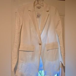 White Lennon jacket banana Republic